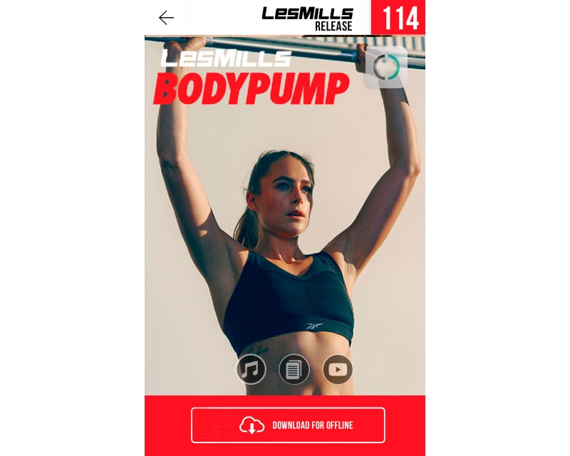 [Hot Sale]LesMills Routines BODY PUMP 114 New Release BP114 DVD, CD & Notes